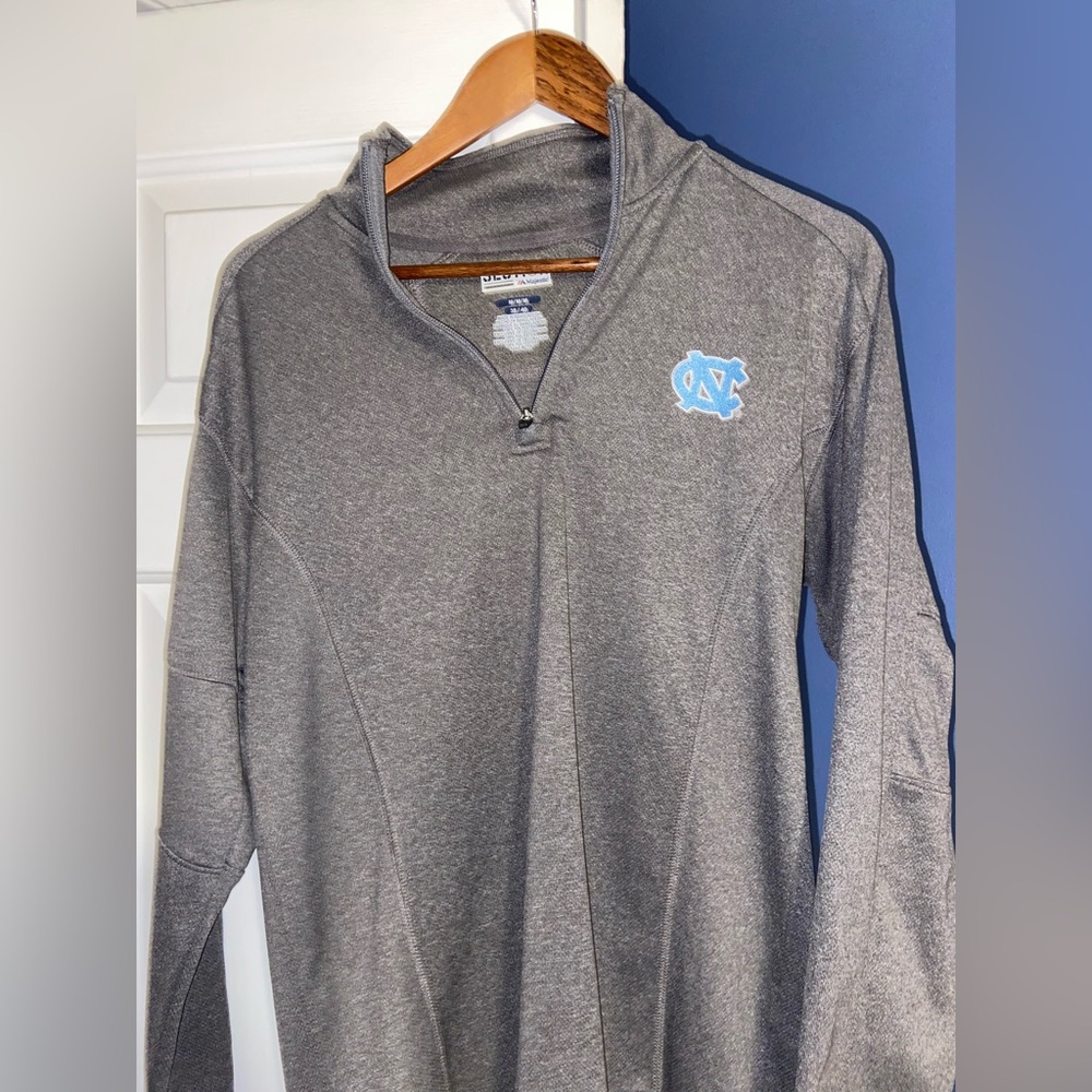 Slick UNC Gray Quarter-Zip Pullover